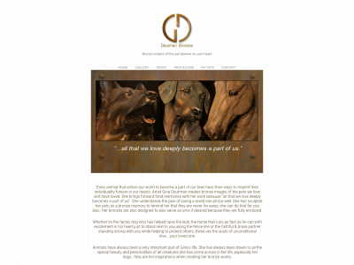 deutmanbronzes.com snapshot