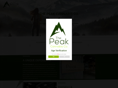thepeakcannabisco.ca snapshot