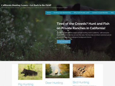 californiahuntingleases.com snapshot