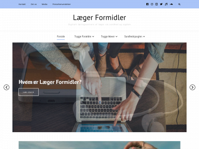 laegerformidler.dk snapshot
