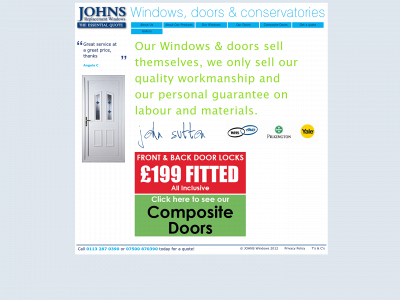 johnswindows.com snapshot