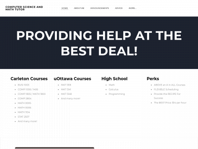 compsciandmathtutor.weebly.com snapshot