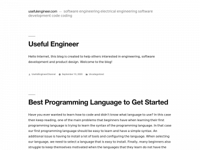 usefulengineer.com snapshot