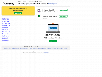 heehawhell.com snapshot