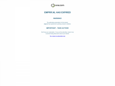emprr.nl snapshot