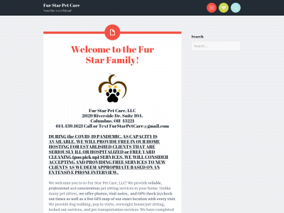 furstarpetcare.com snapshot