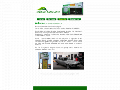 clarksunauto.co.nz snapshot