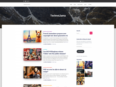 technollama.co.uk snapshot