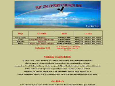 putonchrist.life snapshot