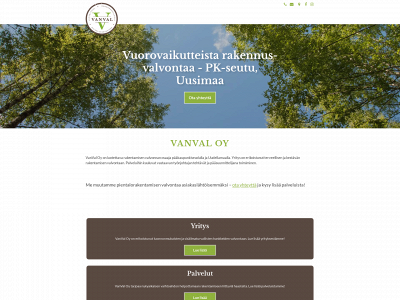 vanval.fi snapshot