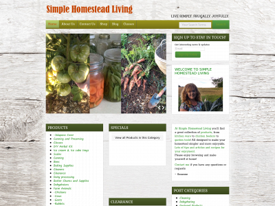 simplehomesteadliving.com snapshot
