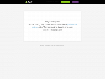 sensationalsparrow.com snapshot