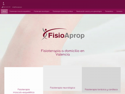 www.fisioaprop.es snapshot