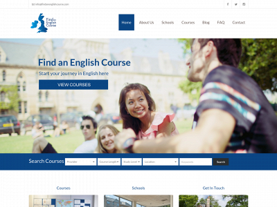 findanenglishcourse.com snapshot