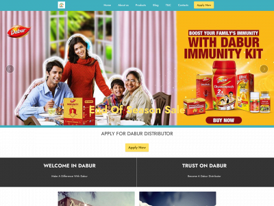 distributordabur.com snapshot