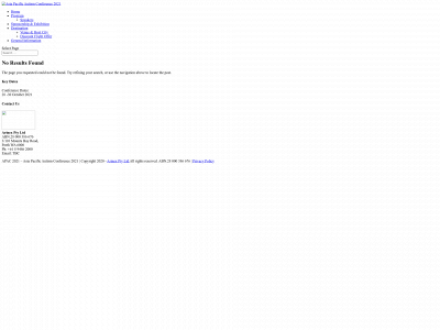 apac21.org.au snapshot