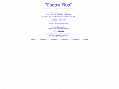 poetryplus.org.uk snapshot
