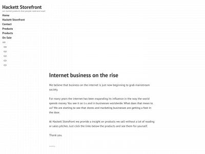 hackettstorefront.org snapshot