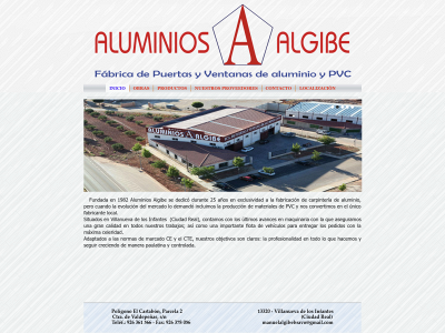 www.aluminiosalgibe.es snapshot