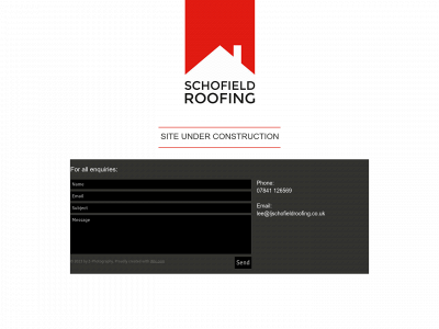 schofieldroofing.com snapshot
