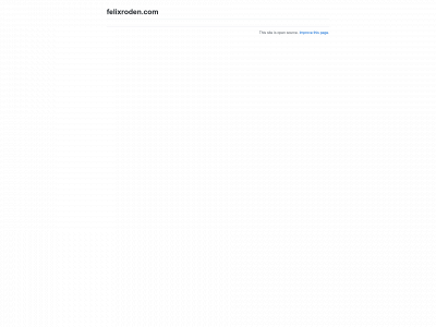 felixroden.com snapshot