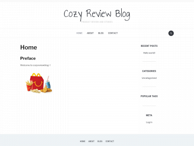 cozyreviewblog.com snapshot