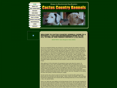 cactuscountrykennels.com snapshot