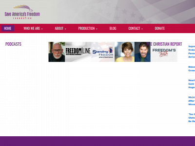 saveamericasfreedom.org snapshot