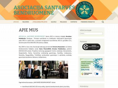 santarvesbendruomene.lt snapshot