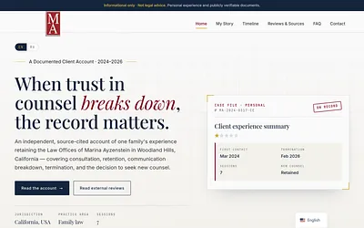 marina-ayzenstein.com snapshot