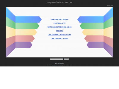 leagueofireland.soccer snapshot