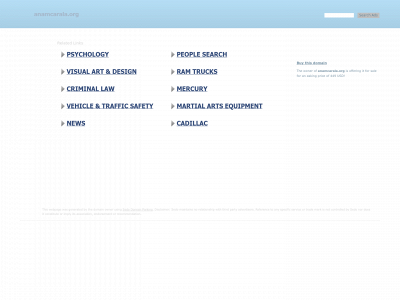 anamcarala.org snapshot