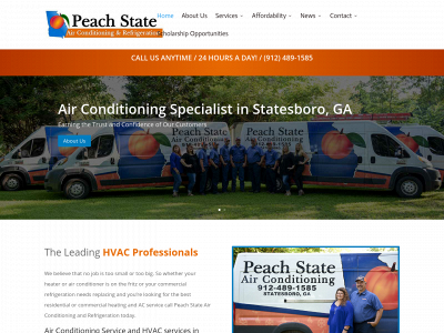 peachstateac.com snapshot