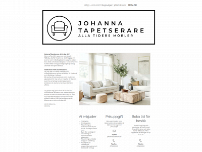 johannastapetserarbyra.se snapshot