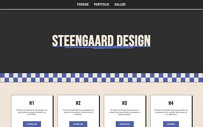steengaarddesign.dk snapshot