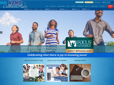 celebrationradio.com snapshot