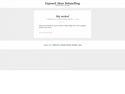 exposedaknebehandling.dk snapshot