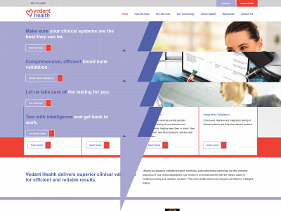vedanthealth.com snapshot