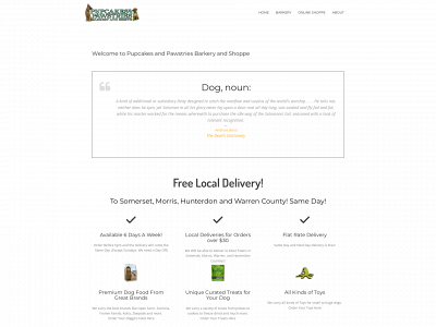 pupcakesandpawstries.com snapshot