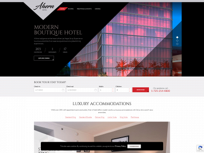 ahernhotel.com snapshot
