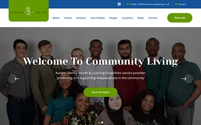 communitylivingltd.co.uk snapshot