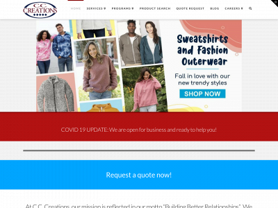 www.cccreationsusa.com snapshot