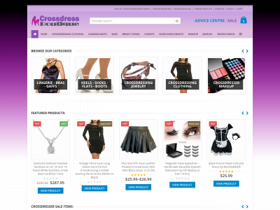 crossdressboutique.com snapshot