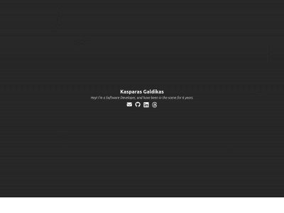 kasparasg.lt snapshot