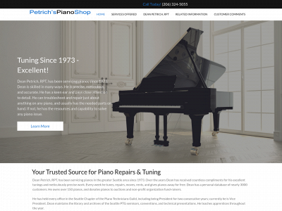 petrichspianoshop.com snapshot