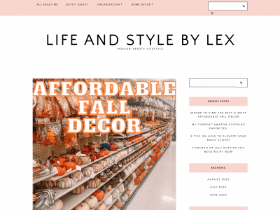 lifeandstylebylex.com snapshot