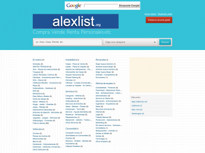 alexlist.org snapshot