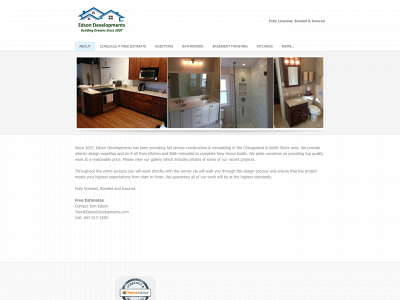edsondevelopments.com snapshot