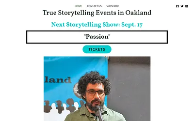 www.storyslamoakland.com snapshot