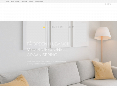 organisertehjem.no snapshot